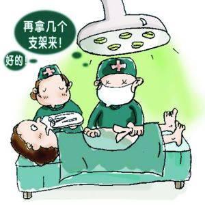 青島的楊先生做過心臟支架