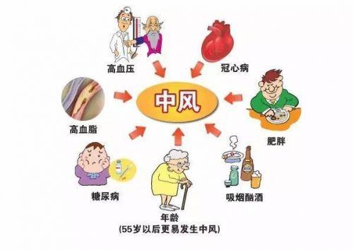 55歲以后更易發(fā)生中風(fēng)
