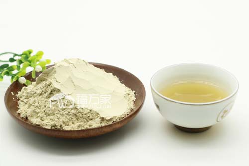 開(kāi)水沖服三七粉