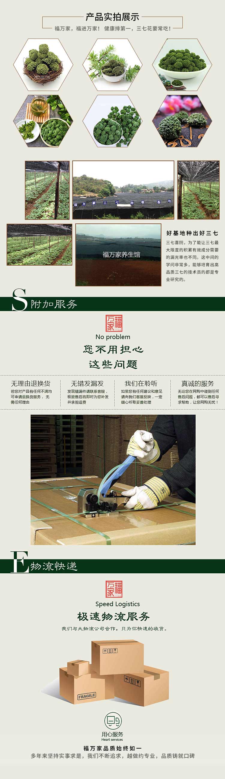 三七花相關(guān)說明